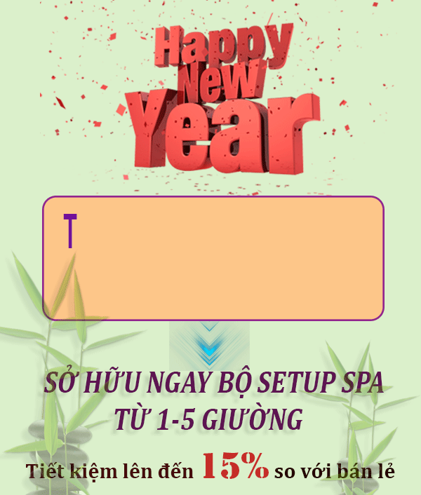 Chương trình khuyến mãi trọn bộ thiết bị spa tết