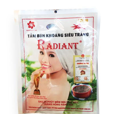 BỘT TẮM BÙN KHOÁNG TRẮNG DA RADIANT