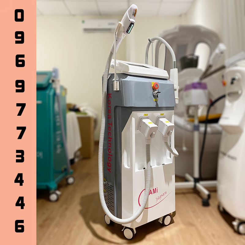 MÁY TRIỆT LÔNG VÀ BẮN LASER 2 IN 1 KAMI JAPAN