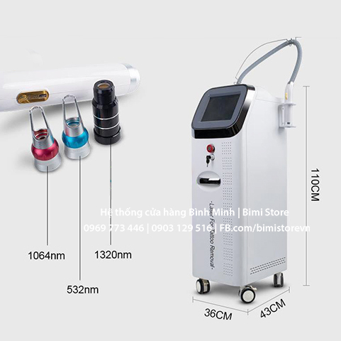 MÁY XÓA XĂM CHÂN MÀY NÁM TÀN NHANG LASER FOR TATTOO REMOVAL