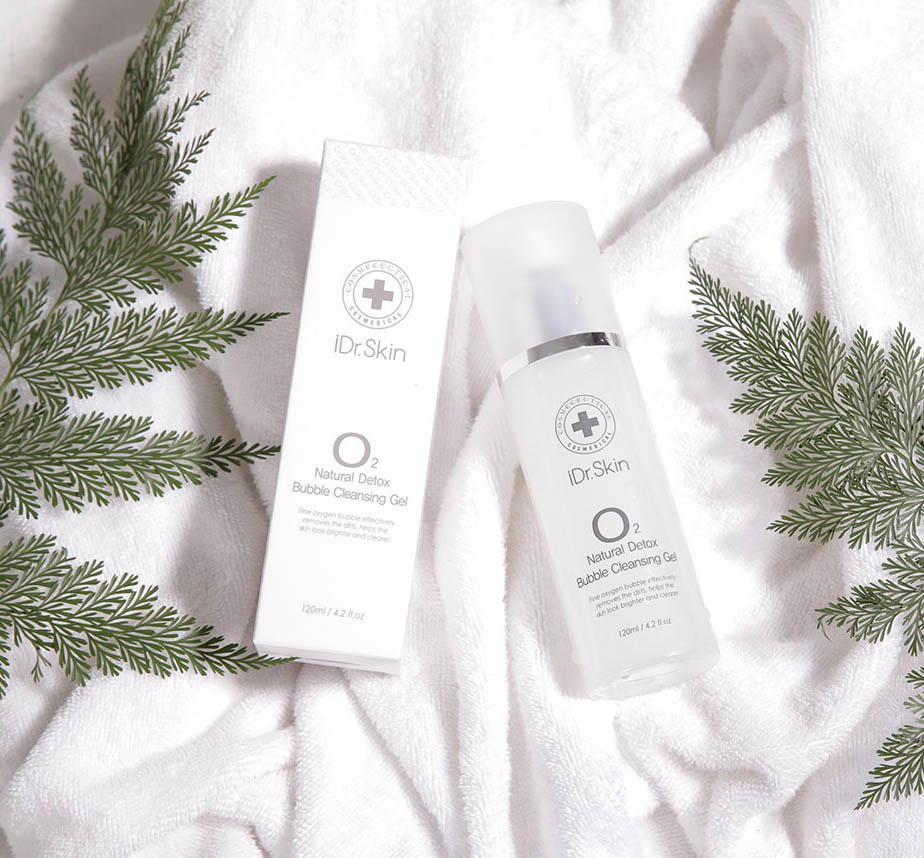 SỮA RỬA MẶT O2 NATURAL DETOX BUBBLE CLEANSING GEL IDR.SKIN
