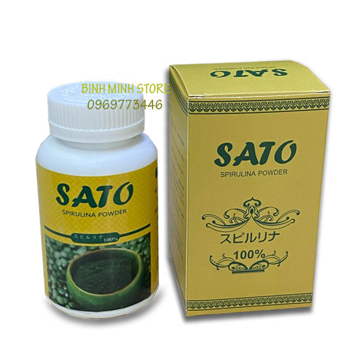 TẢO BỘT VI KIM SATO SPIRULINA NHẬT BẢN